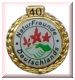 Abzeichen mit Zahl 40