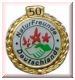 Abzeichen mit Zahl 50